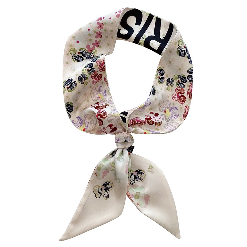 [Hàng Mới Về] Khăn Choàng Cổ Dài Vải Lụa Mỏng Nhỏ Nhắn Cá Tính Thời Trang Mùa Hè Cổ Điển Thơm Hàn Cho Nữ