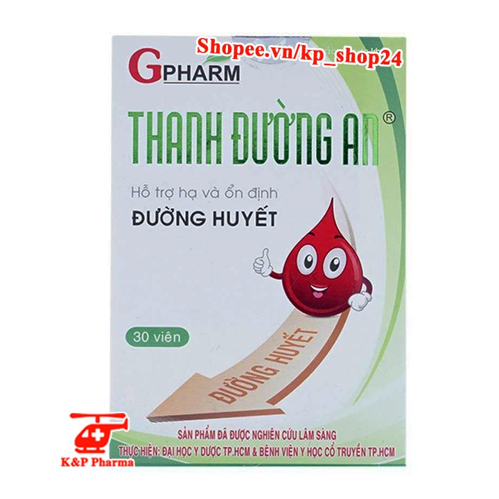 ✅ [CHÍNH HÃNG] Thanh Đường An – Hạ và ổn định đường huyết, phòng ngừa biến chứng tiểu đường, giảm mỡ máu và cholesterol