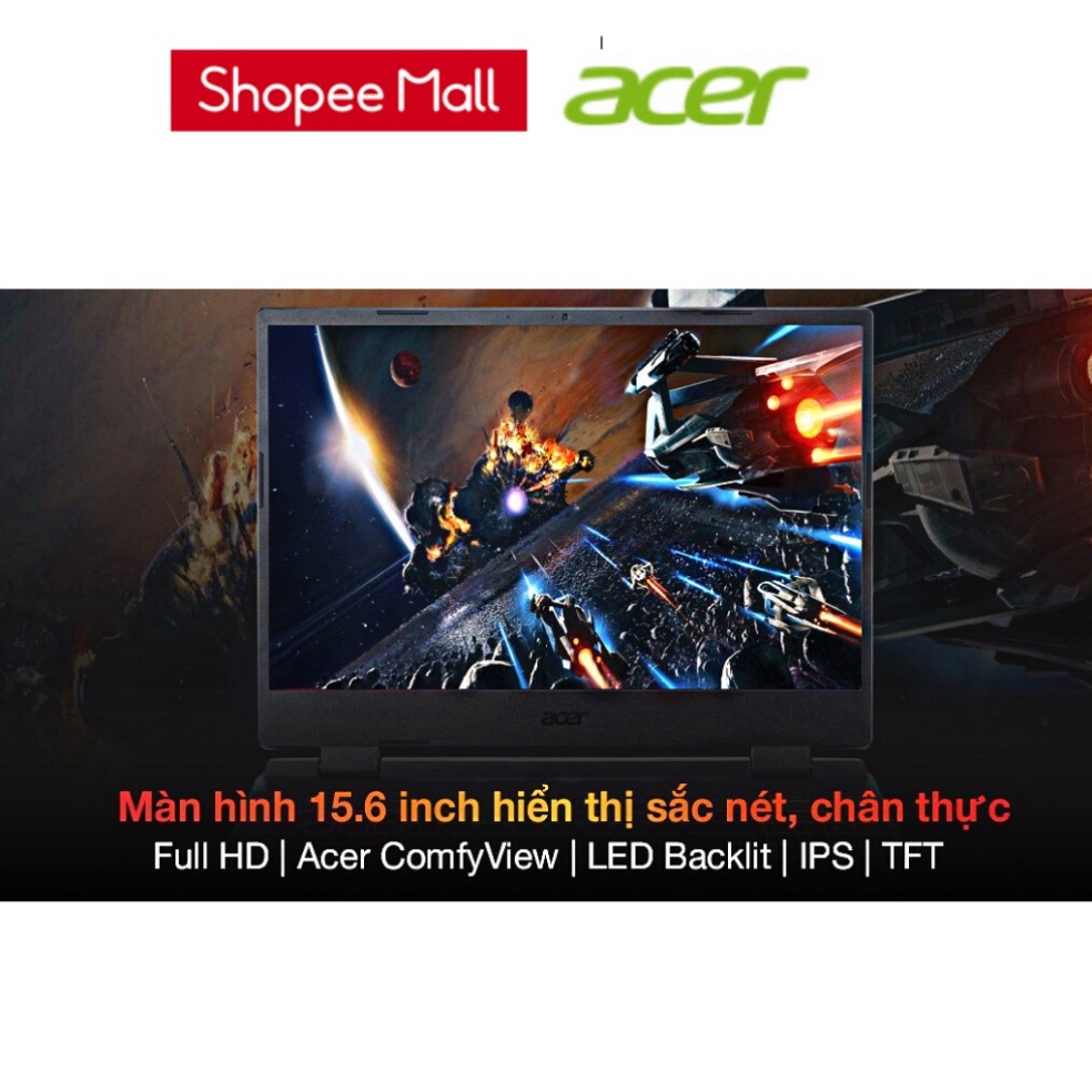 Laptop Gaming Acer Nitro 5 Tiger AN515-58-52SP/i5-12500H/8GB/512GB SSD/RTX 3050