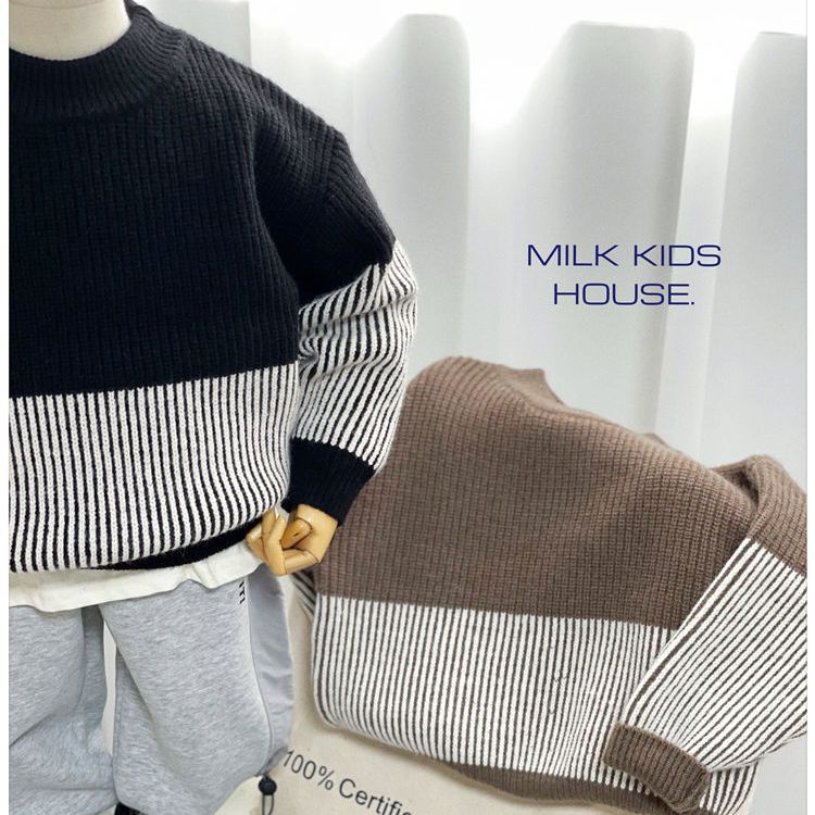 Áo Len Dày Dặn Giữ Ấm Thời Trang Mùa Đông Cho Bé Trai