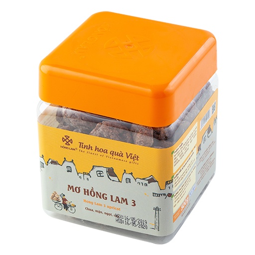 Ô mai  Mơ Hồng Lam 3 - Vị chua cay mặn mgọt - Hộp Gói