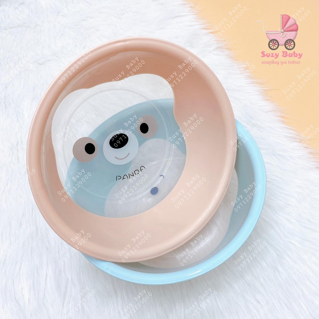 Chậu rửa mặt gấu panda trong suốt siêu xinh