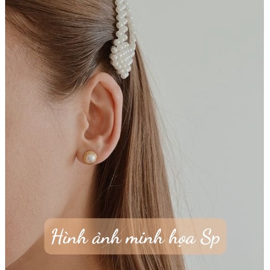 38. Bông tai nụ trai phối đồ xinh xắn | Độc lạ | Vintage Necklace|| Si Nhật | Japan | 2HAND | trang sức nhật bản