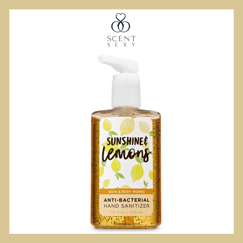 Hand gel rửa tay diệt khuẩn Bath &amp; Body Works - SUNSHINE &amp; LEMONS ( 225mL )