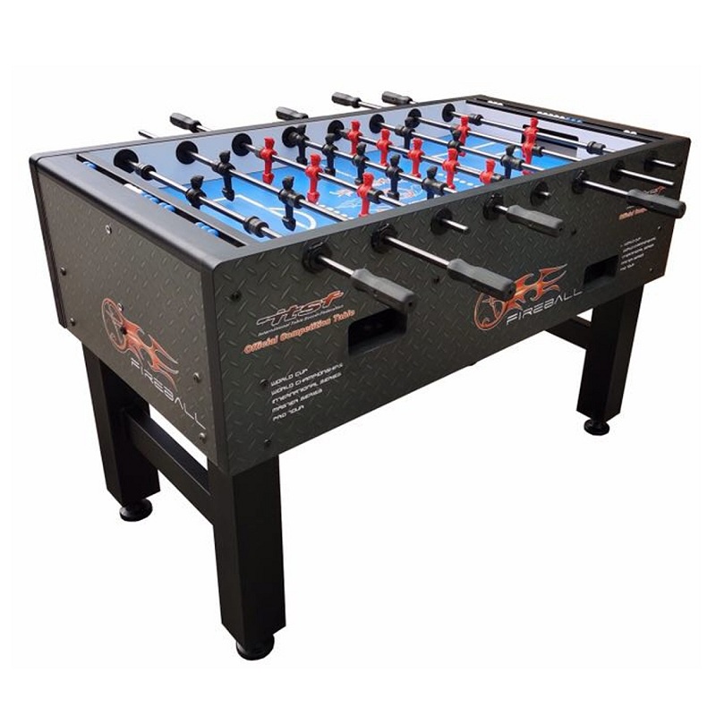 Bàn Bi Lắc Bóng Đá Cỡ Lớn 1,4m Fireball Black Sport Black Chuẩn Thi Đấu, Banh Bàn Foosball 1m4 Gia Đình Văn Phòng Hanana