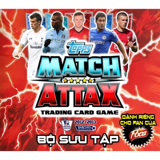 Bộ Sưu Tập 80 Thẻ In Match Attax 2012-13 Poca