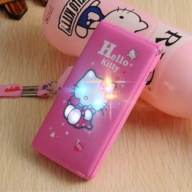 Máy kitty nắp gập 2 sim siêu xinh ( chụp được ảnh và nghe được nhạc )