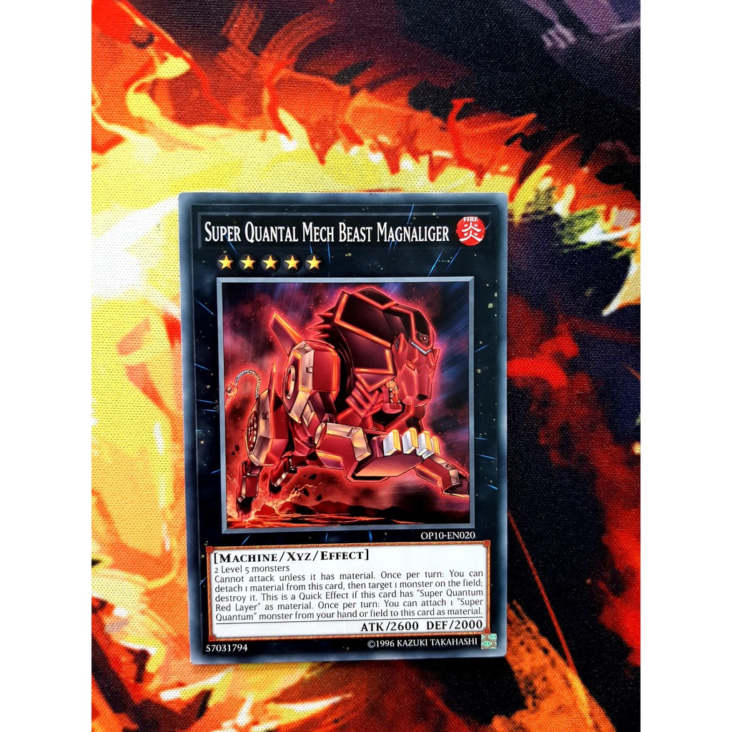 THẺ BÀI YUGIOH -MONSTER-Super Quantal Mech Beast Magnaliger – OP10-EN020