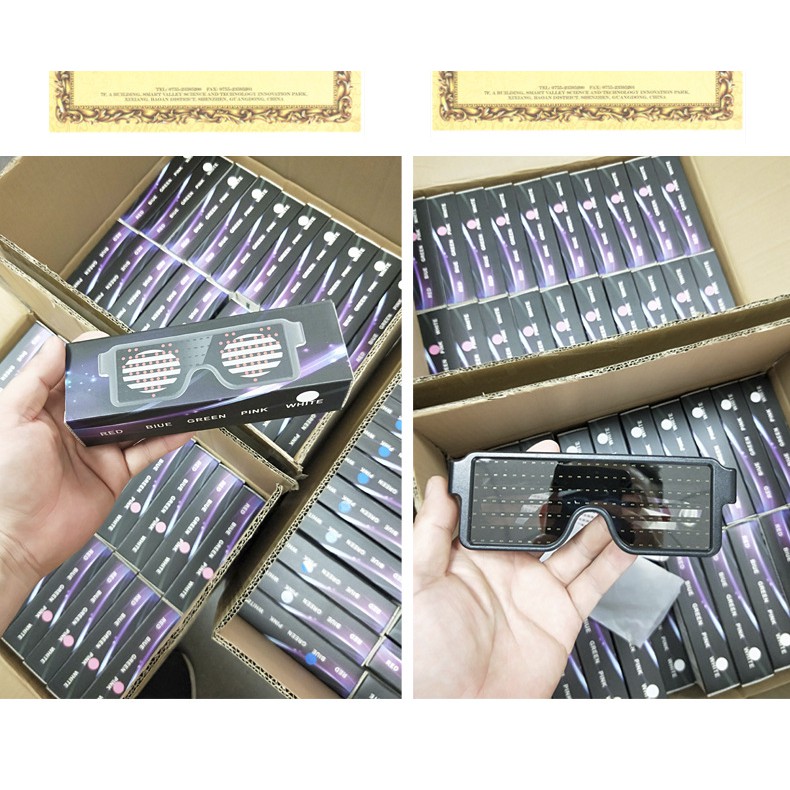 Kính Led cho dân bay, karaoke, party