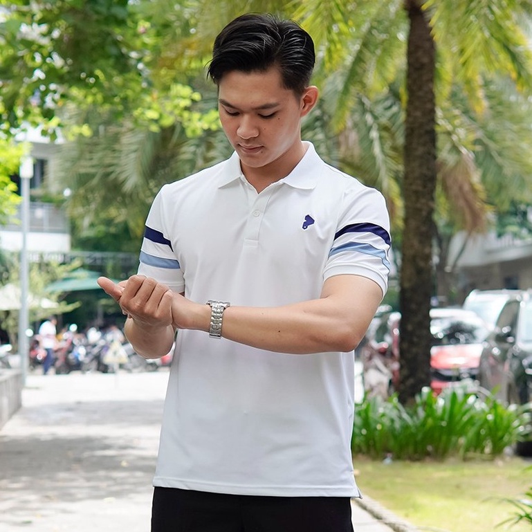 Áo polo nam phối màu POLITE big size 3xl 90kg thoải mái, áo thun nam TheBasic