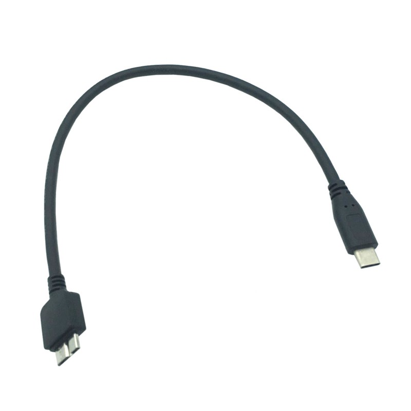 Cáp USB-C Micro-USB Type C màu đen 25cm cho WD