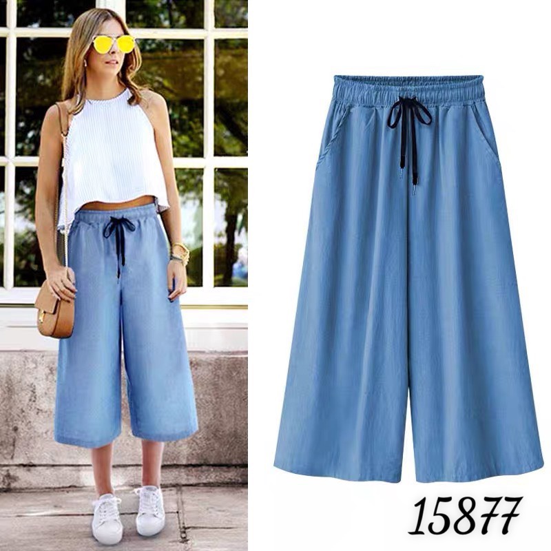 Quần culottes BIGSIZE suông lửng 15877