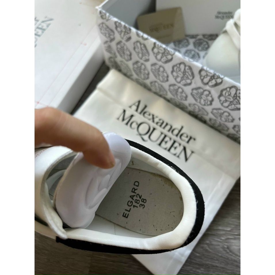 Giày alexander mc queen thể thao giày đế cao nam nữ đen trắng mcq giày đi học giá rẻ GO6