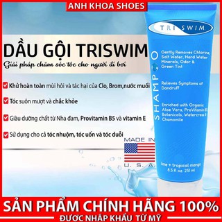 Dầu Gội TRISWIM 251ml Loại Bỏ Clo, Mùi Clo Và Nước Muối