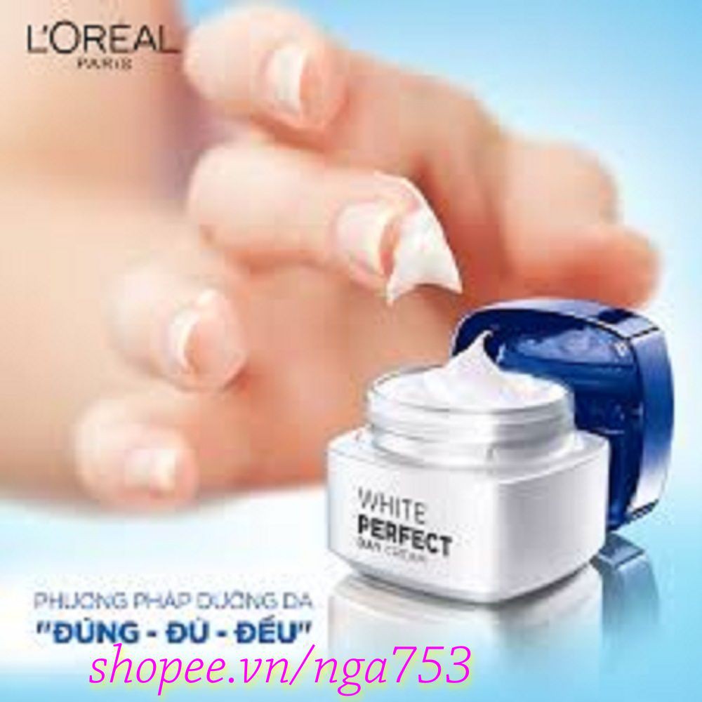 Kem Loreal White Perfect 50ml Dưỡng Ban Ngày Làm Trắng Mịn, 100% chính hãng shop 99Kcung cấp & bảo trợ.