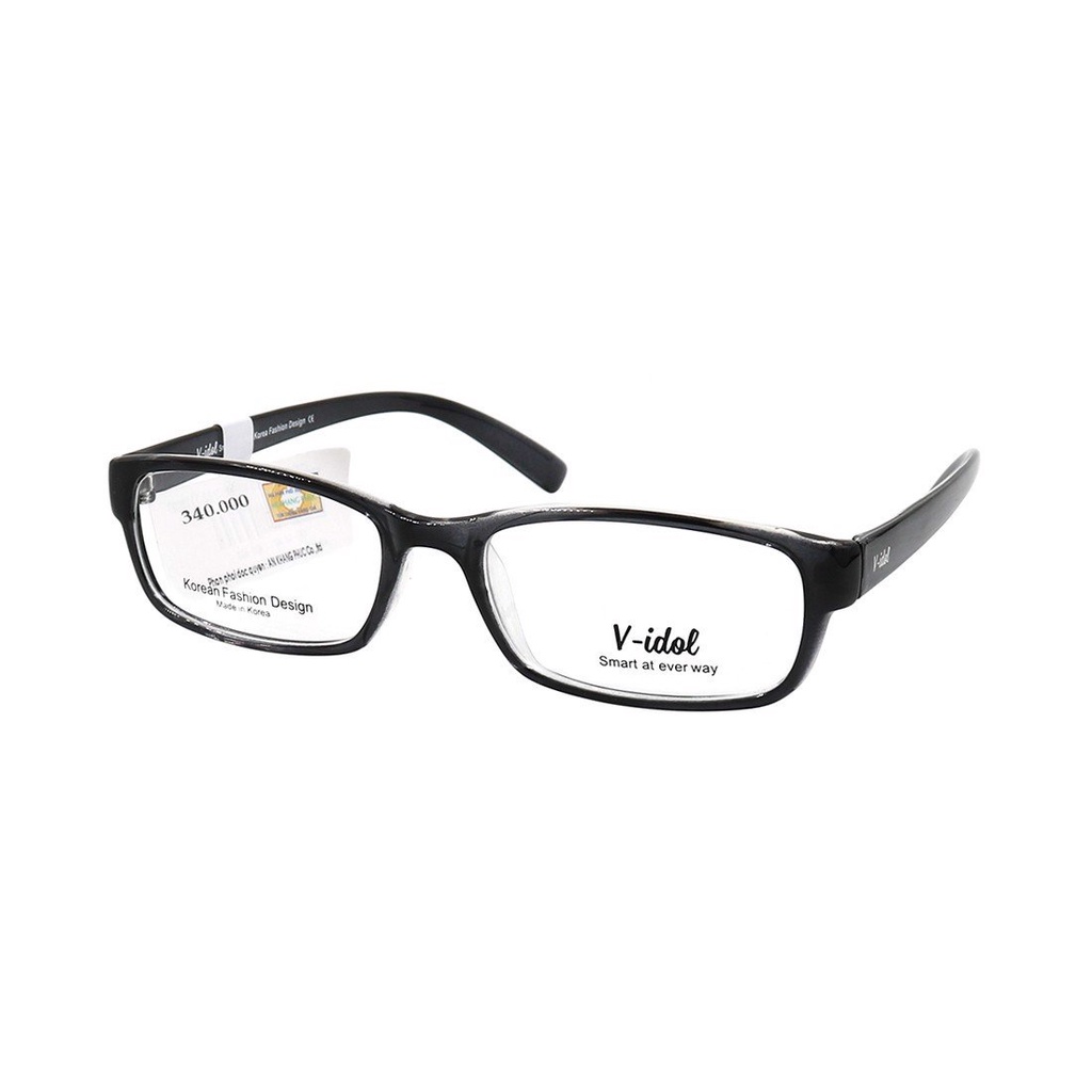 Gọng kính nam nữ V-idol cá tính - V8041 (2 màu), thiết kế dễ đeo bảo vệ mắt