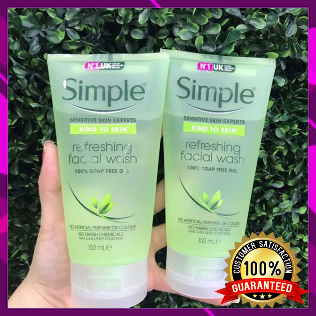 Sữa rửa mặt simple - 150ml Gel kind to skin Bill 4 | BigBuy360 - bigbuy360.vn
