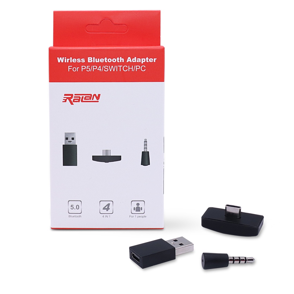 Wireless Bluetooth Adapter USB Transmitter Receiver for Nintend Switch/for PS4/for PC/for PS5