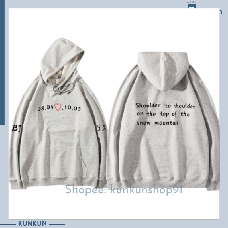 Áo Hoodie Dài Tay Tiêu Chiến, Vương Nhát Bác, BJYX, Hoodie Bác Quân Nhất Tiêu | BigBuy360 - bigbuy360.vn