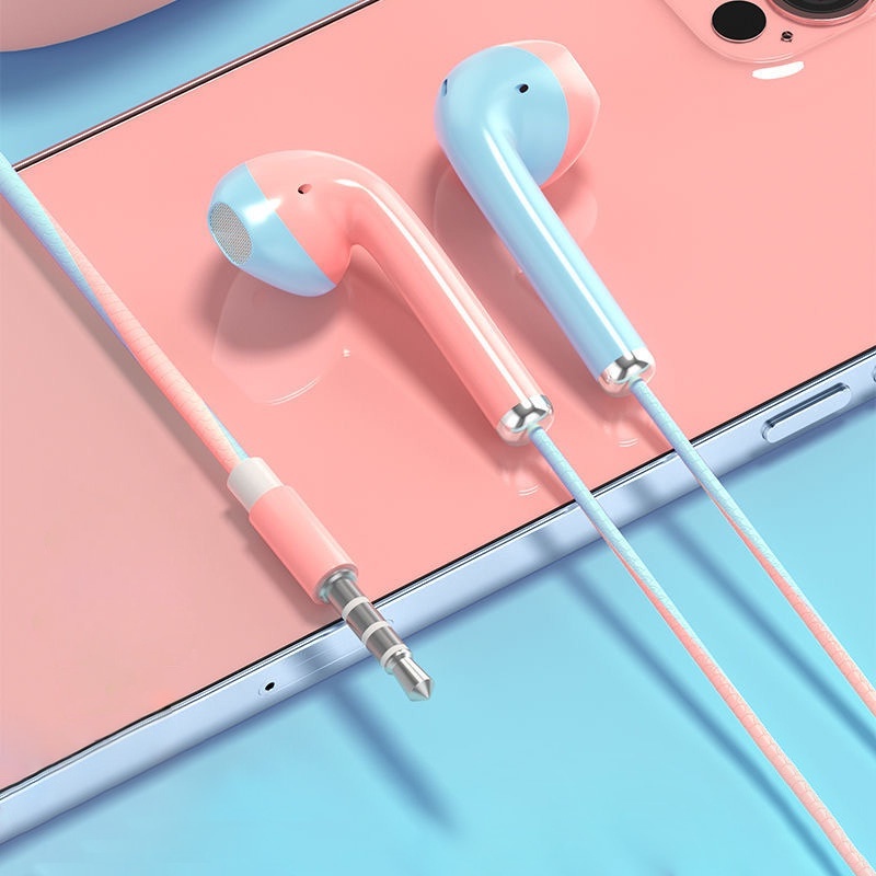 Tai Nghe Nhét Tai Jack 3.5mm Có Micro Thiết Kế Thời Trang