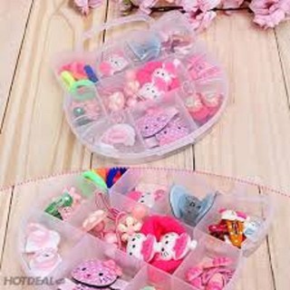 HỘP PHỤ KIỆN TÓC KITTY CHO BÉ