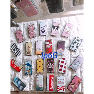 Ốp lưng iphone ip 6g/6s. ốp lưng dẻo/cứng in hình 9d viền đen