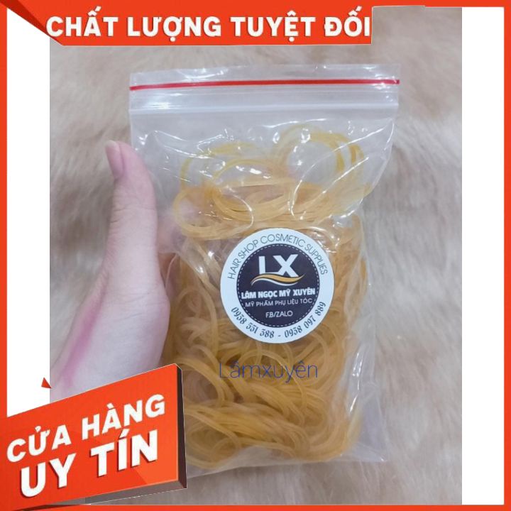 Dây  dây thun vòng to nhỏ 50g   Làm từ cao su thiên nhiên