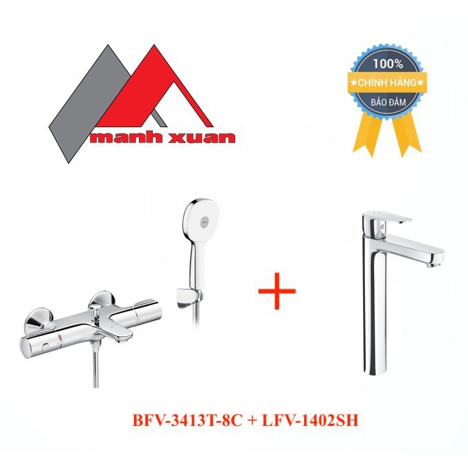 Combo trọn bộ INAX BFV-3413T-8C + LFV-1402SH