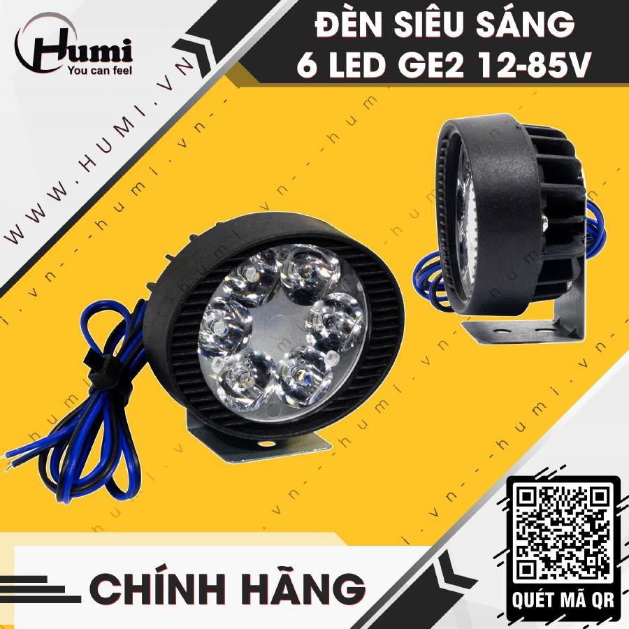 Đèn Siêu Sáng 6 Led 12-85V [ RẺ VÔ ĐỊCH]