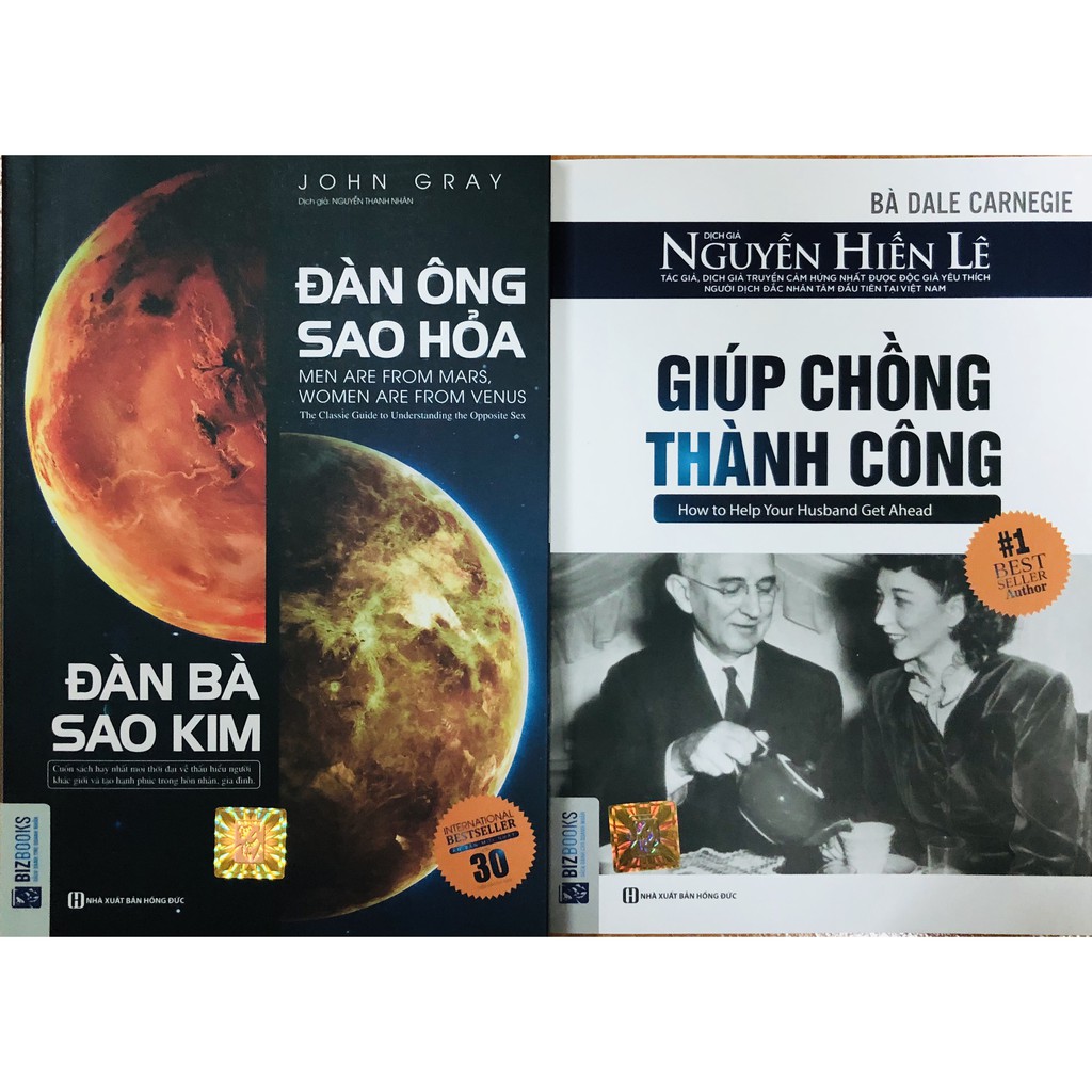 Sách - Combo Đàn ông sao hỏa đàn bà sao kim + Giúp chồng thành công