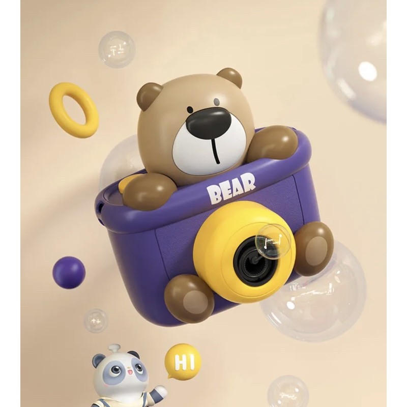 Máy ảnh tạo bọt hình gấu vịt dễ thương cho bé - Shop JamesBond Kidsa