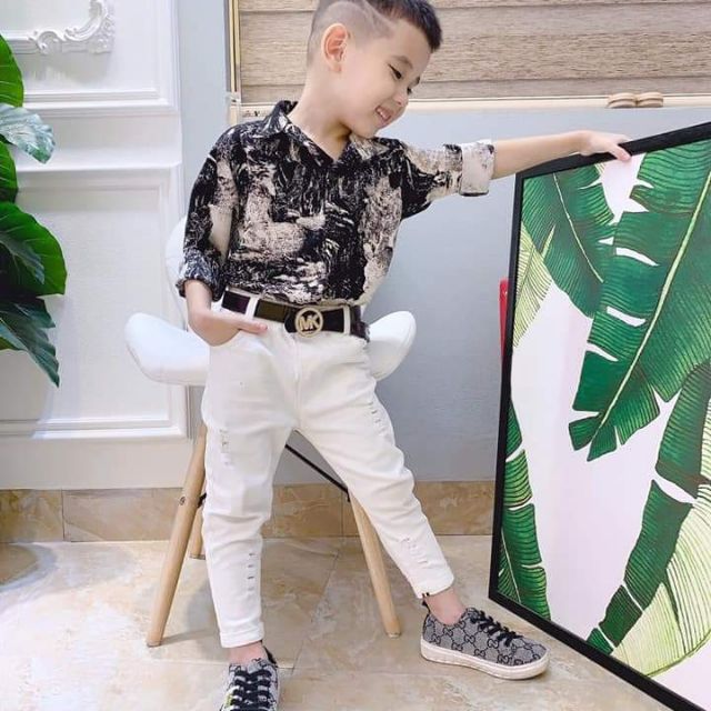 Sơ mi lụa 3d