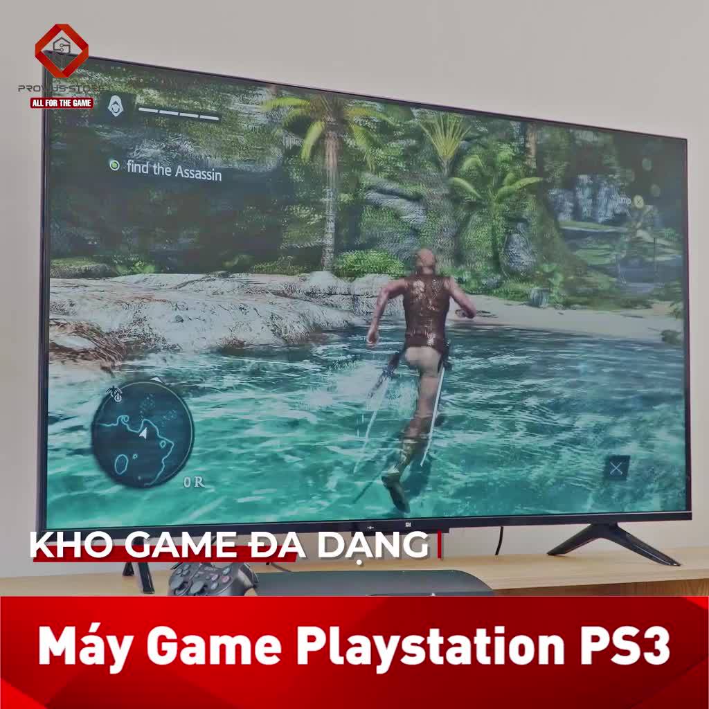 Máy chơi Game Playstation PS3 Slim 500GB (Miễn phí cài game theo yêu cầu) | BigBuy360 - bigbuy360.vn