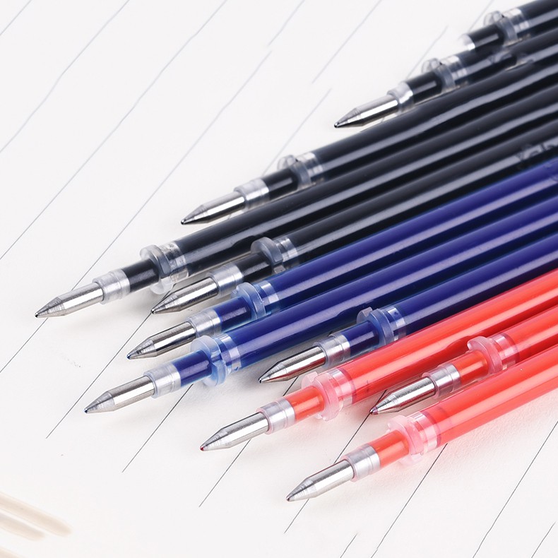 Combo 02 ngòi bút mực 0.5mm đen/xanh/ đỏ thay ruột bút