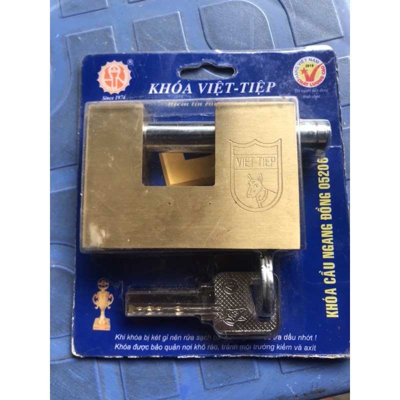 khoá việt tiệp bấm ngang chính hãng