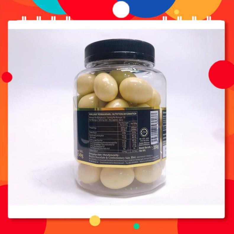 SOCOLA TRẮNG HẠNH NHÂN BERYL'S 350G [vantayshop]