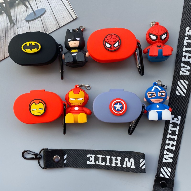 Ốp Bảo Vệ Hộp Đựng Tai Nghe Airpods Hình Batman Cho Xiaomi Redmi Airdot Youth