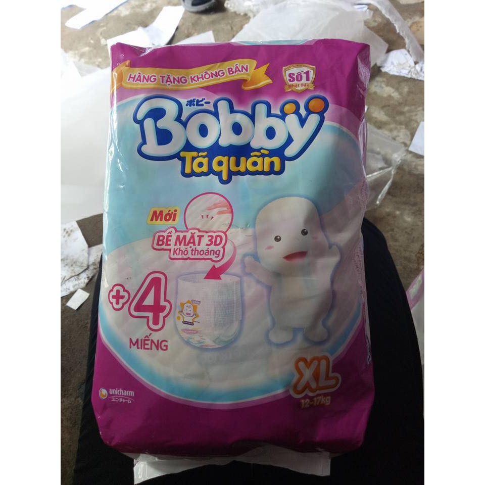 60 miếng tả quần Bobby sai XL 12-17kg