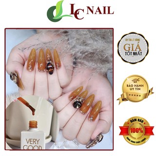 Sơn gel thạch , Sơn thạch verygood Nail màu Cam hổ phách , 15ml