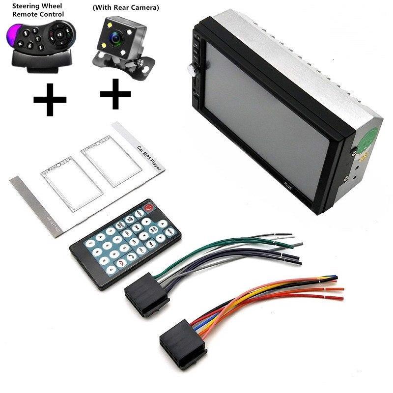 Máy nghe nhạc MP5 kết nối radio 2 Din 7012B 7 kết nối camera SWC hệ điều hành Android /IOS | BigBuy360 - bigbuy360.vn