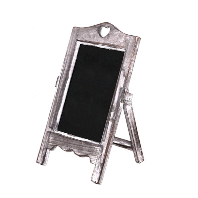 SEL Wooden Desktop Memo Message Blackboard Scaffolding Chalkboard Easel Restaurant Cafe Writing Board