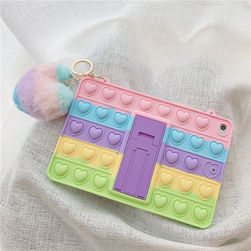 Ốp Máy Tính Bảng Có Tay Cầm Và Dây Đeo Dễ Thương Cho iPad Pro 12.9" inch 2015/2017/2018/2020/2021