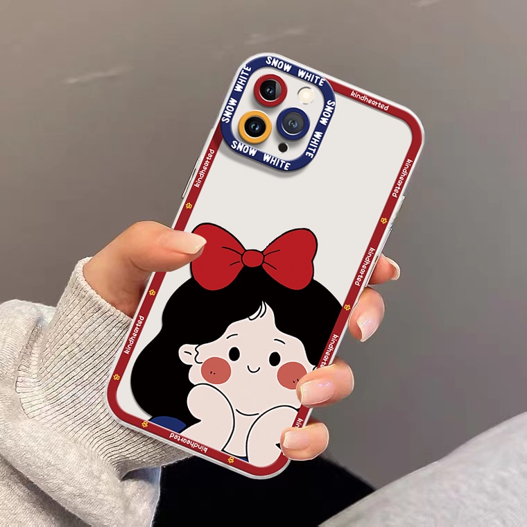 Ốp Điện Thoại Silicon TPU Mềm Trong Suốt In Họa Tiết Dễ Thương Cho IPhone 14 13 12 11 Pro XS Max X XR 8 7 6 6S Plus