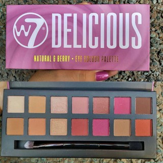 Bảng phấn mắt W7 Delicious Natural & Berry Eye Colour Palette