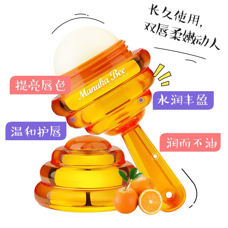 (hàng Mới Về) Son Môi Dưỡng Ẩm Thiết Kế Hình Cây Kẹo Mút Dễ Thương 5.5g | BigBuy360 - bigbuy360.vn