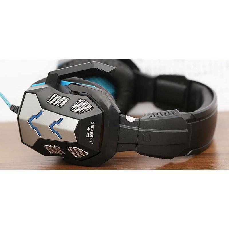 Tai Nghe Gaming Chụp Tai SoundMax AH-326 - Hàng Chính Hãng - Bảo hành 12 tháng | BigBuy360 - bigbuy360.vn