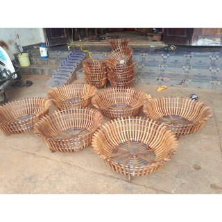 CHẬU LAN GỖ CĂM XE Mẫu Bí - PHl 60cm