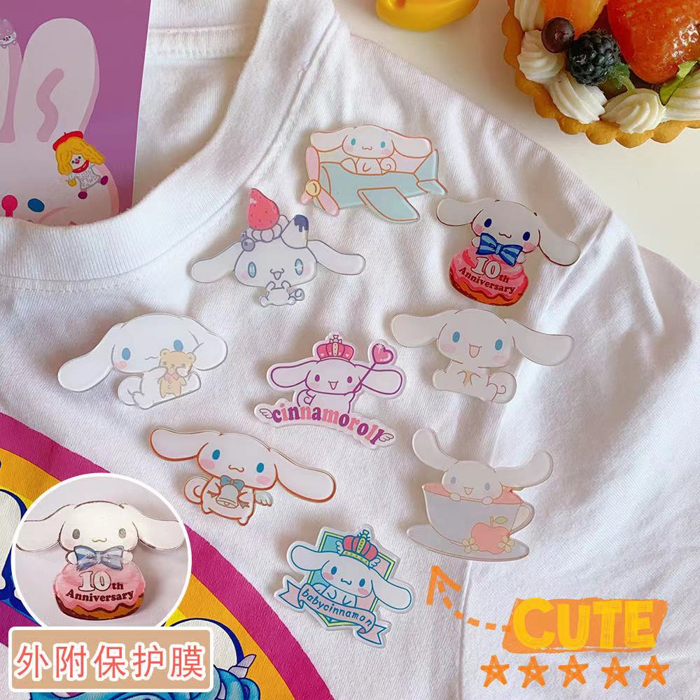 Ghim Cài Áo Hình Chú Chó Cinnamon Dễ Thương