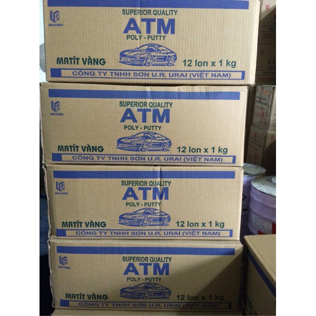 Bột trét đa năng Matit vàng ATM 3.5kg