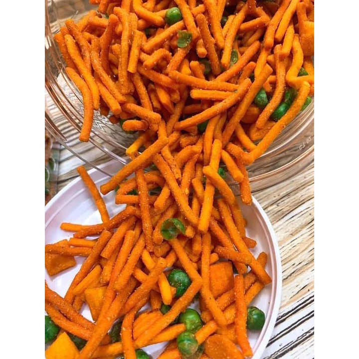 BIM BIM QUE MIX ĐẬU HÀ LAN HŨ 300GR - Lùn Con Food